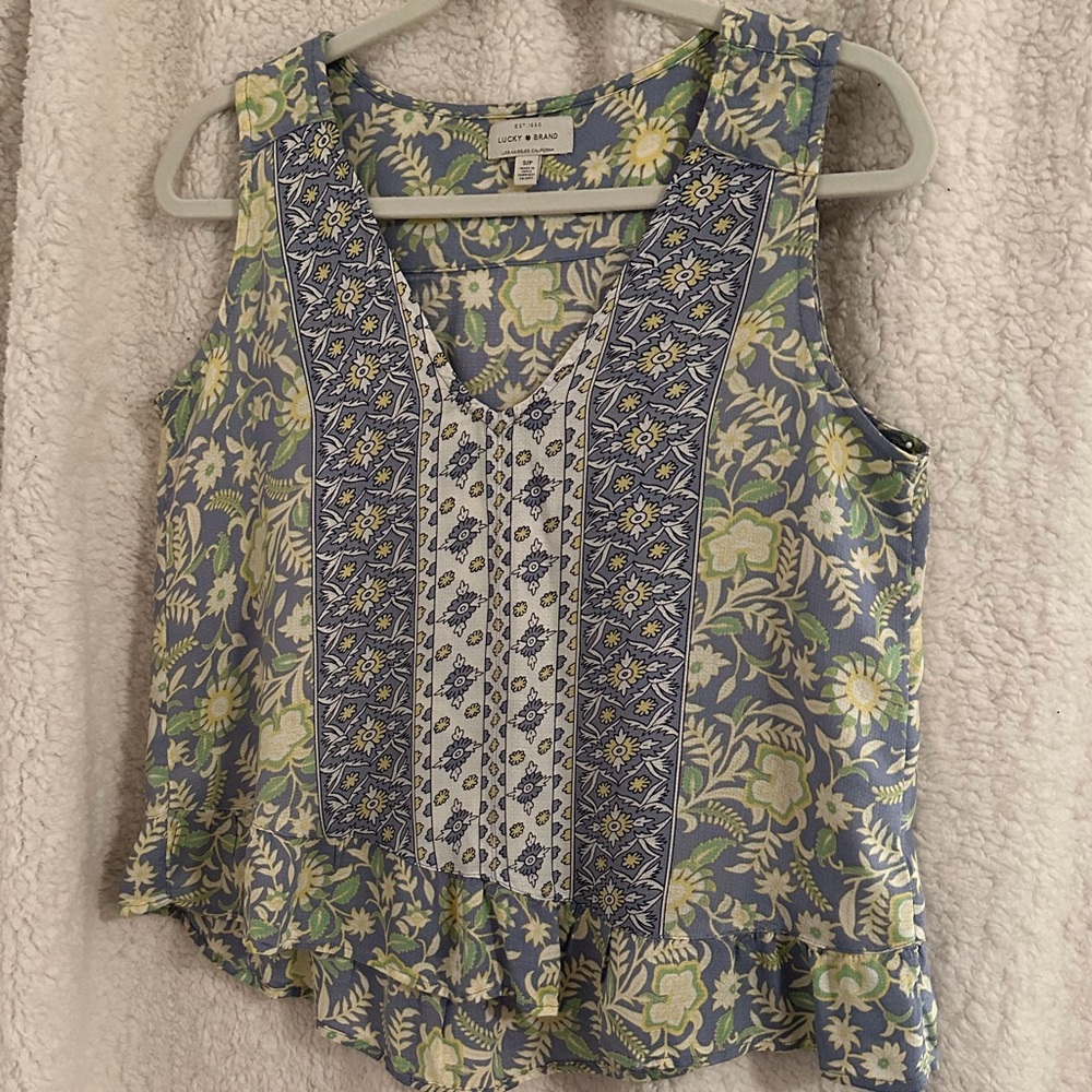 Lucky brand viscose sleeveless top.